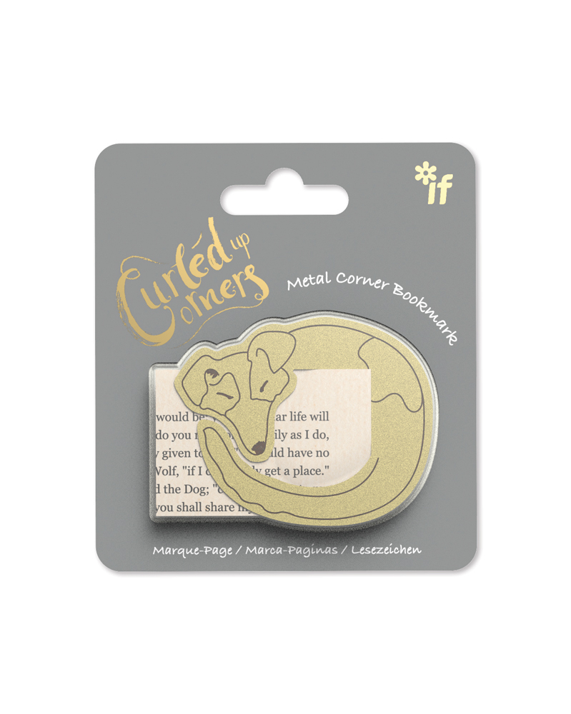 36502 Curled Up Corners Bookmark, Drowsy Dog