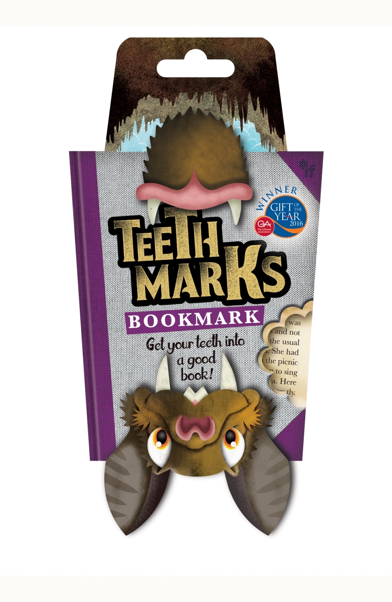 36901 Teethmarks Bookmark, Bat