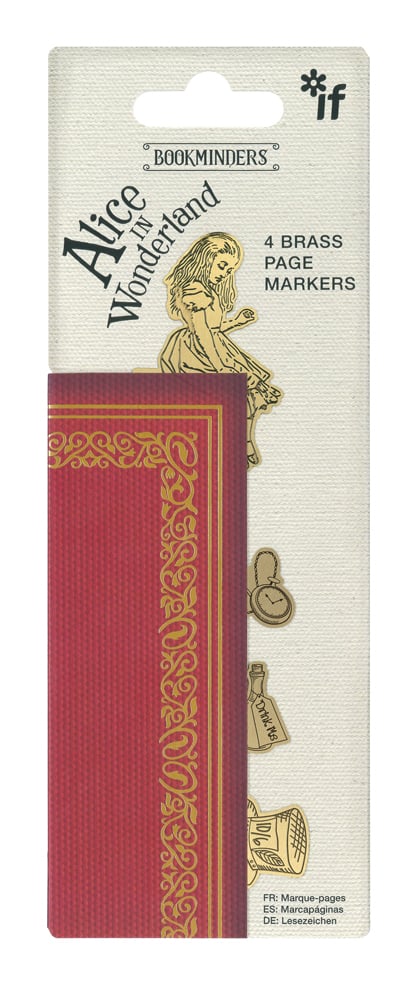 Bookminders Page Markers, Alice in Wonderland