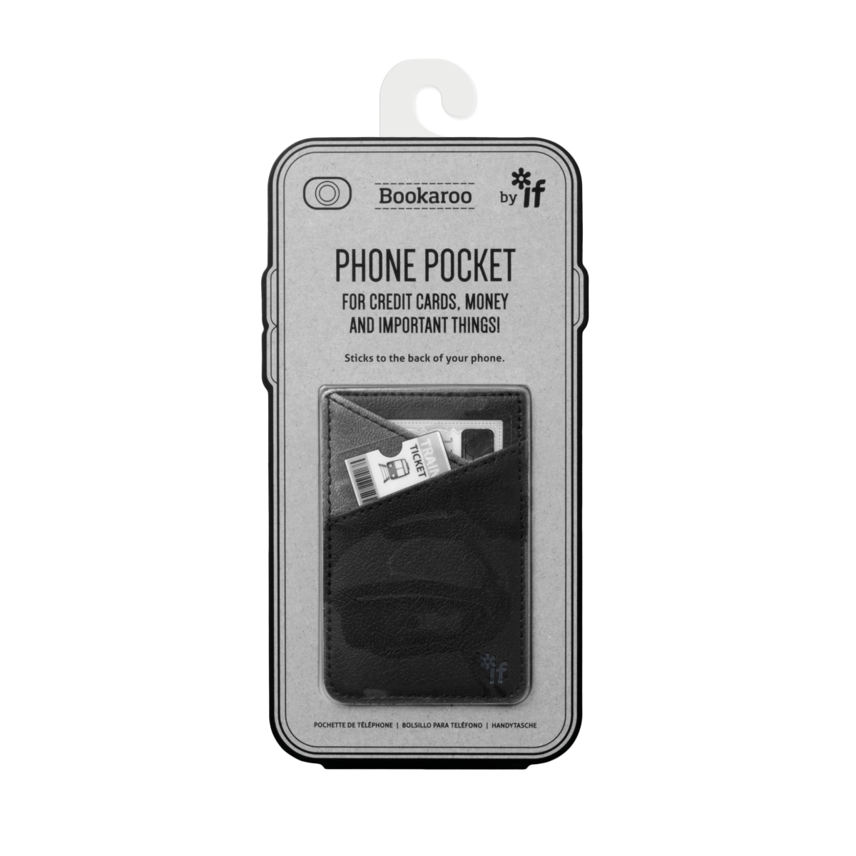 Picture of If USA 40501 Bookaroo Phone Pocket, Black