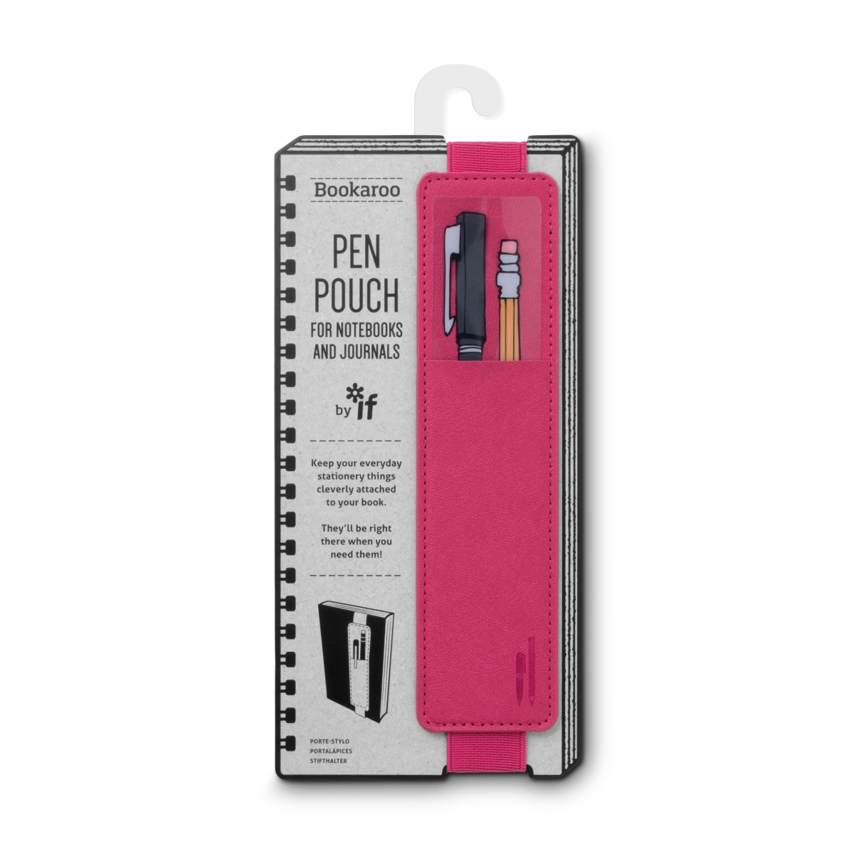 Picture of If USA 40703 Bookaroo Pen Pouch&#44; Pink