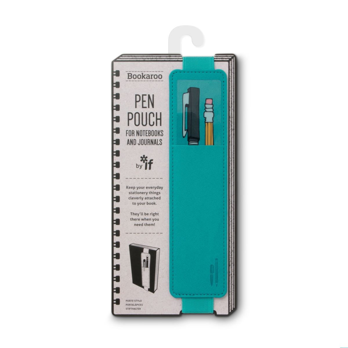 Picture of If USA 40705 Bookaroo Pen Pouch, Turquoise