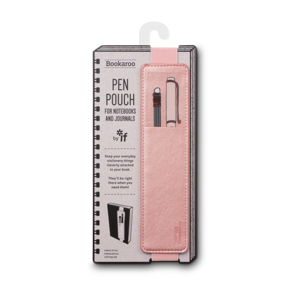 Picture of If USA 40707 Bookaroo Pen Pouch, Rose Gold