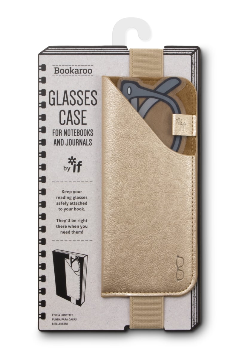 Picture of If USA 41205 Bookaroo Glasses Case, Gold