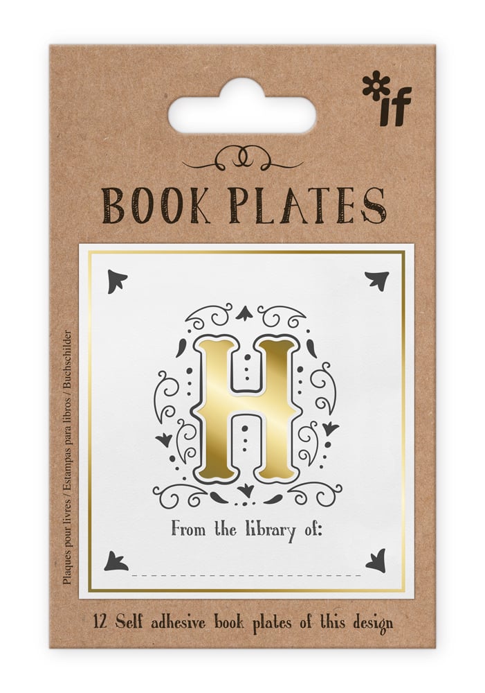 Letter Book Plates, Letter H