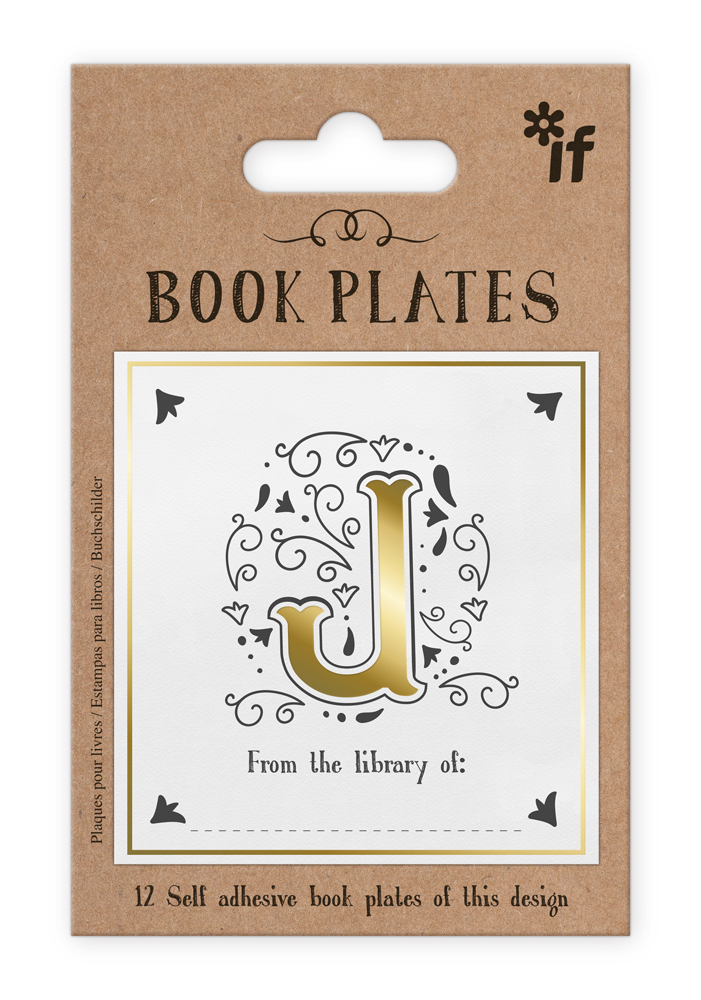 Letter Book Plates, Letter J