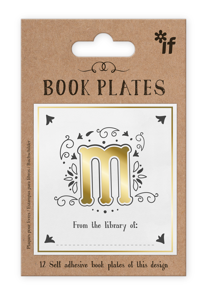 41513 Letter Book Plates, Letter M