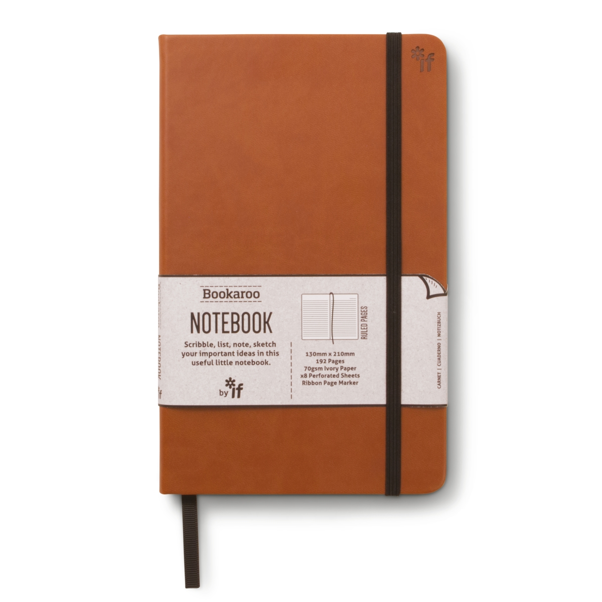Bookaroo Notebook, Brown