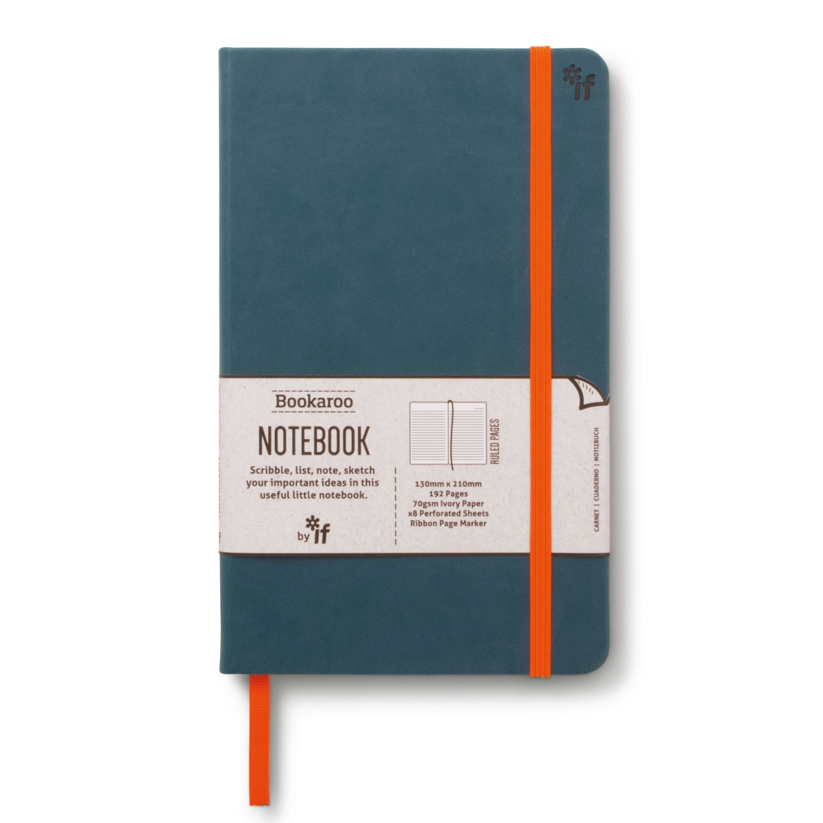 43207 Bookaroo Notebook, Teal