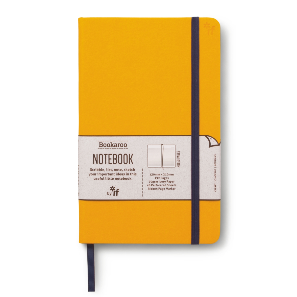 Bookaroo Notebook, Mustard