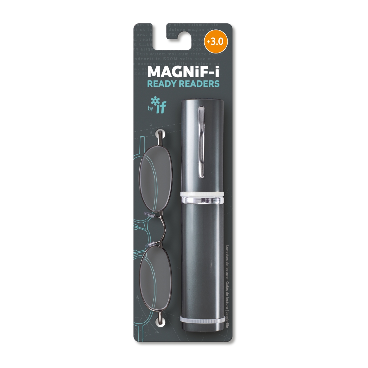 Picture of If USA 45015 Magnif-I Ready Readers Glasses, Plus 3.0
