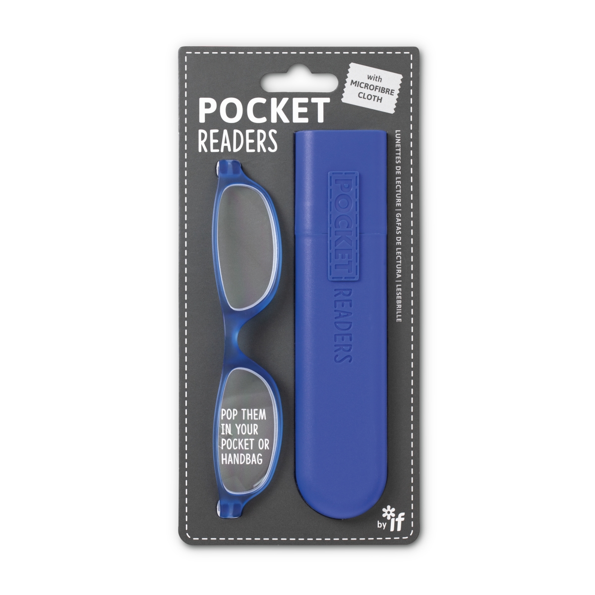 Picture of If USA 47604 Pocket Readers Glasses, Blue - Plus 1.5