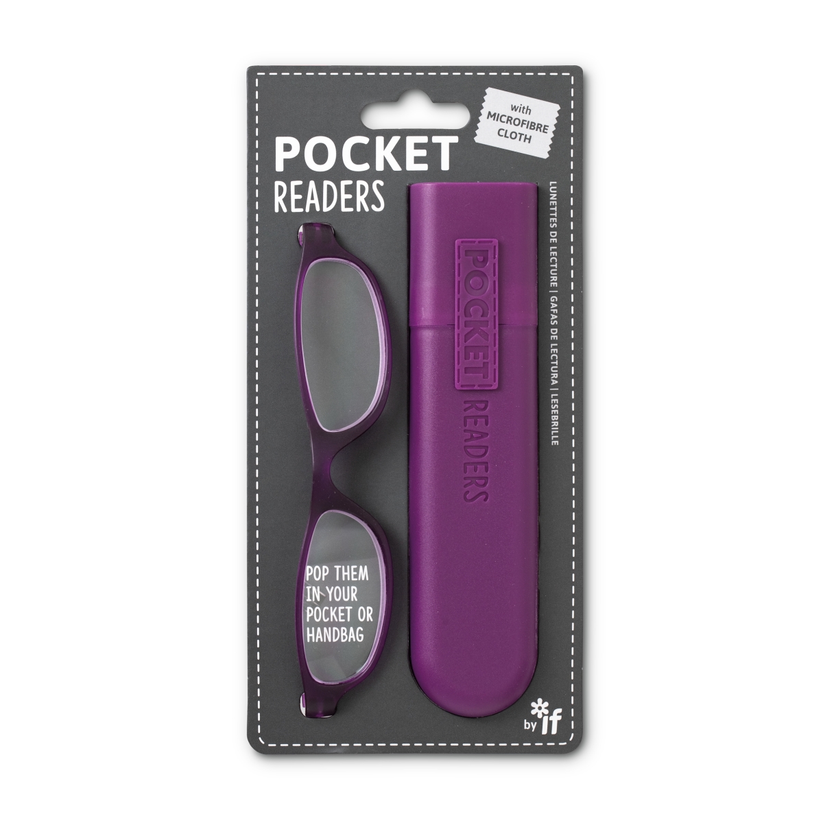 Picture of If USA 47607 Pocket Readers Glasses&#44; Purple - Plus 1.5