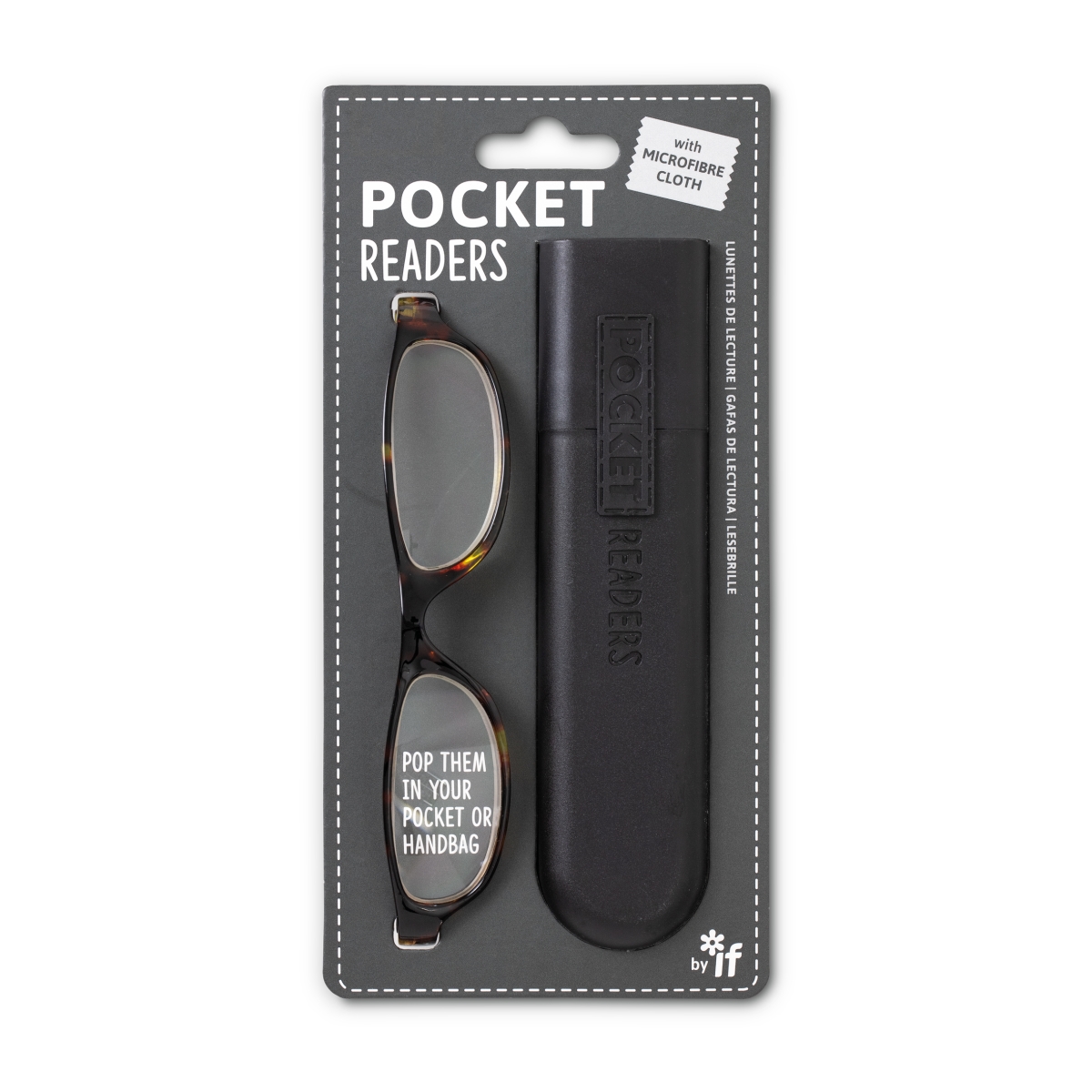Picture of If USA 47616 Pocket Readers Tortoiseshell Glasses, Plus 1.5