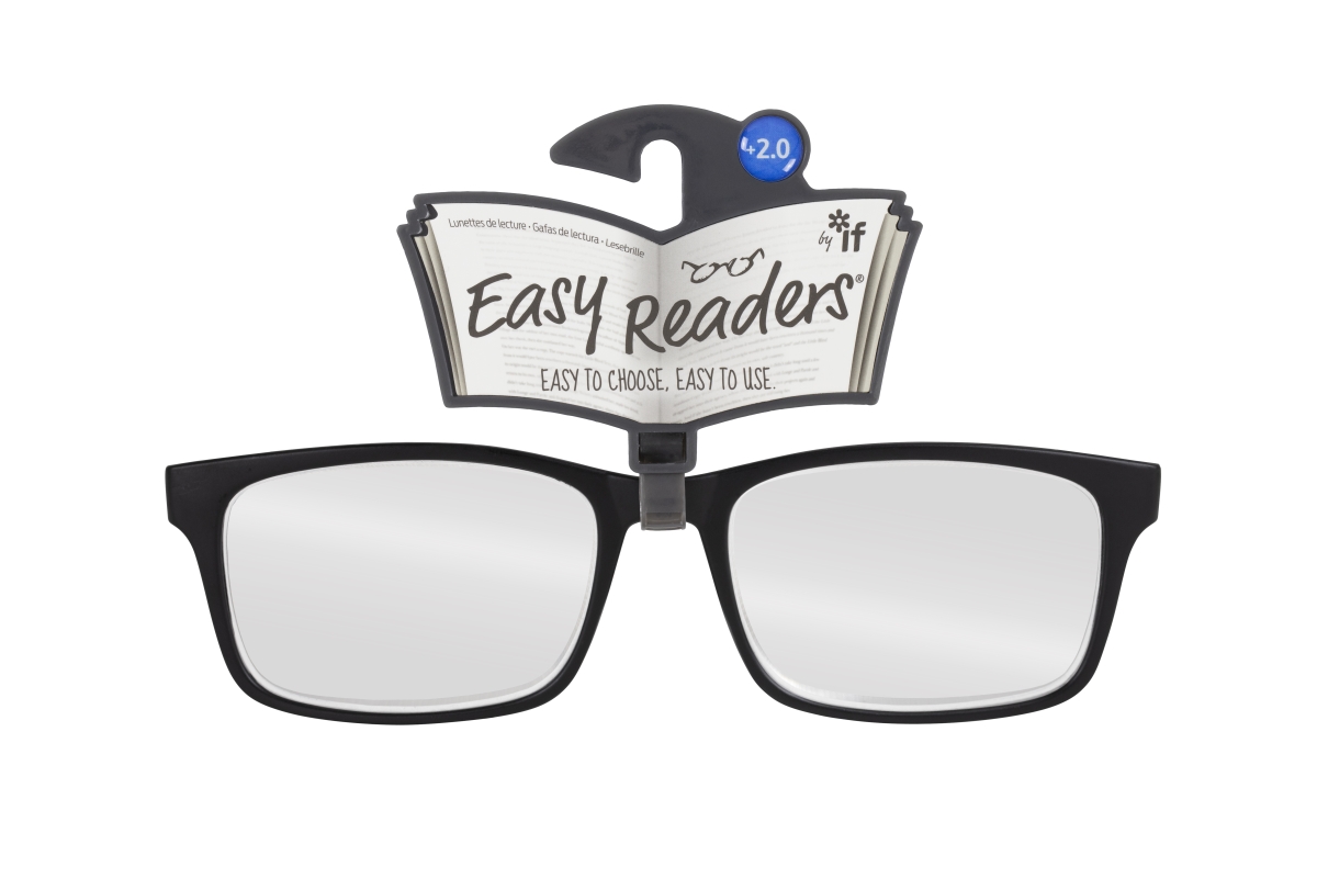 Picture of If USA 47902 Easy Readers Dayfarer Glasses, Black - Plus 2.0
