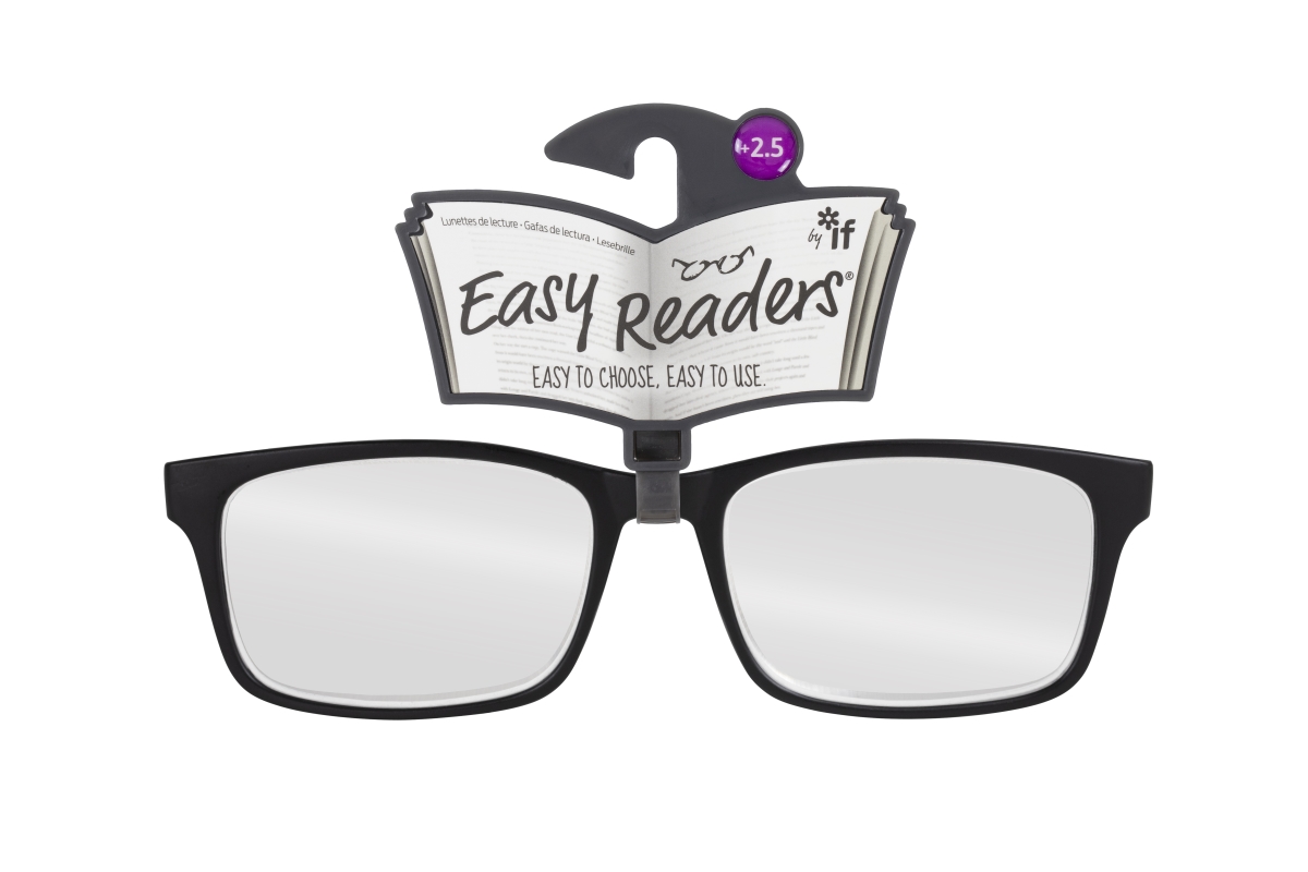 Picture of If USA 47903 Easy Readers Dayfarer Glasses, Black - Plus 2.5