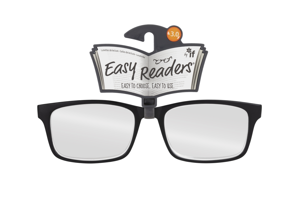 Picture of If USA 47904 Easy Readers Dayfarer Glasses, Black - Plus 3.0