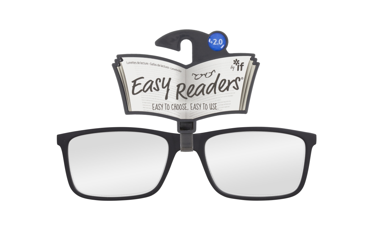 Picture of If USA 47909 Easy Readers Sporty Glasses, Black - Plus 2.0