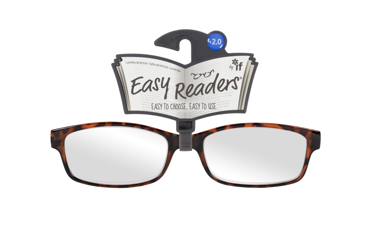 Picture of If USA 47915 Easy Readers Classic Tortoiseshell Glasses, Plus - 2.0