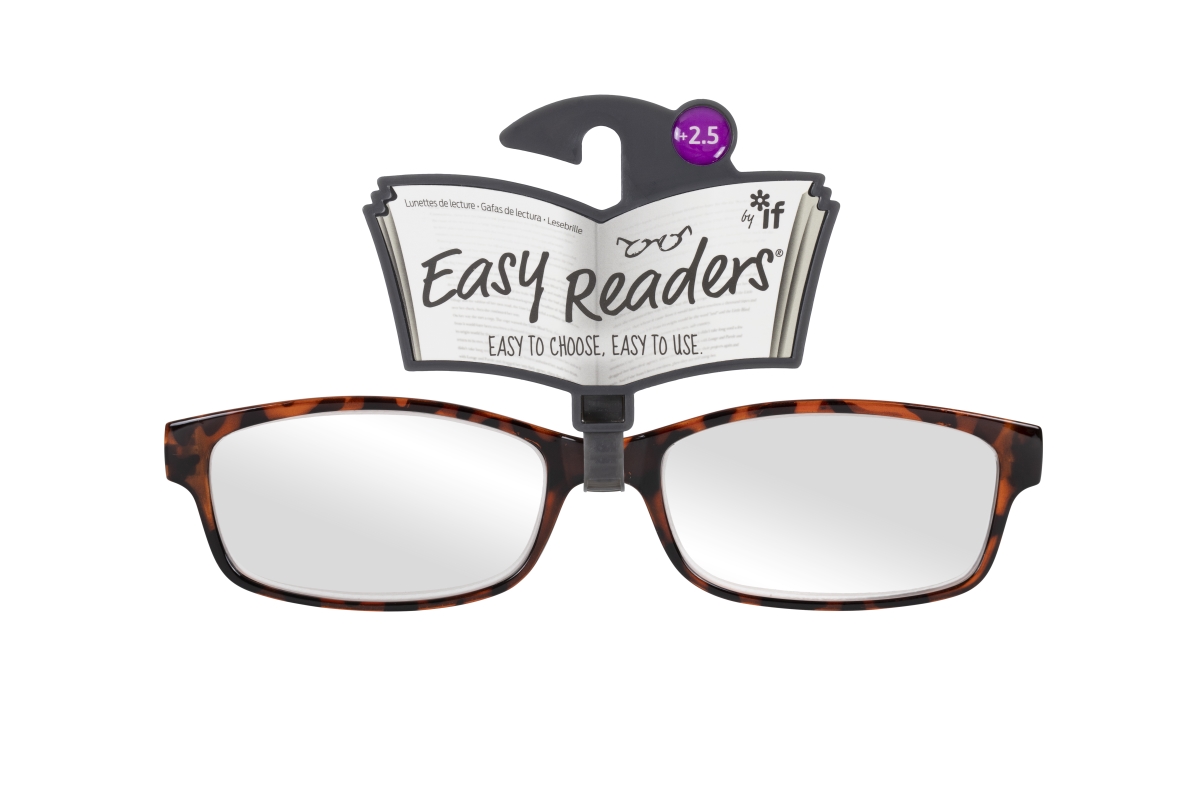 Picture of If USA 47916 Easy Readers Classic Tortoiseshell Glasses, Plus - 2.5
