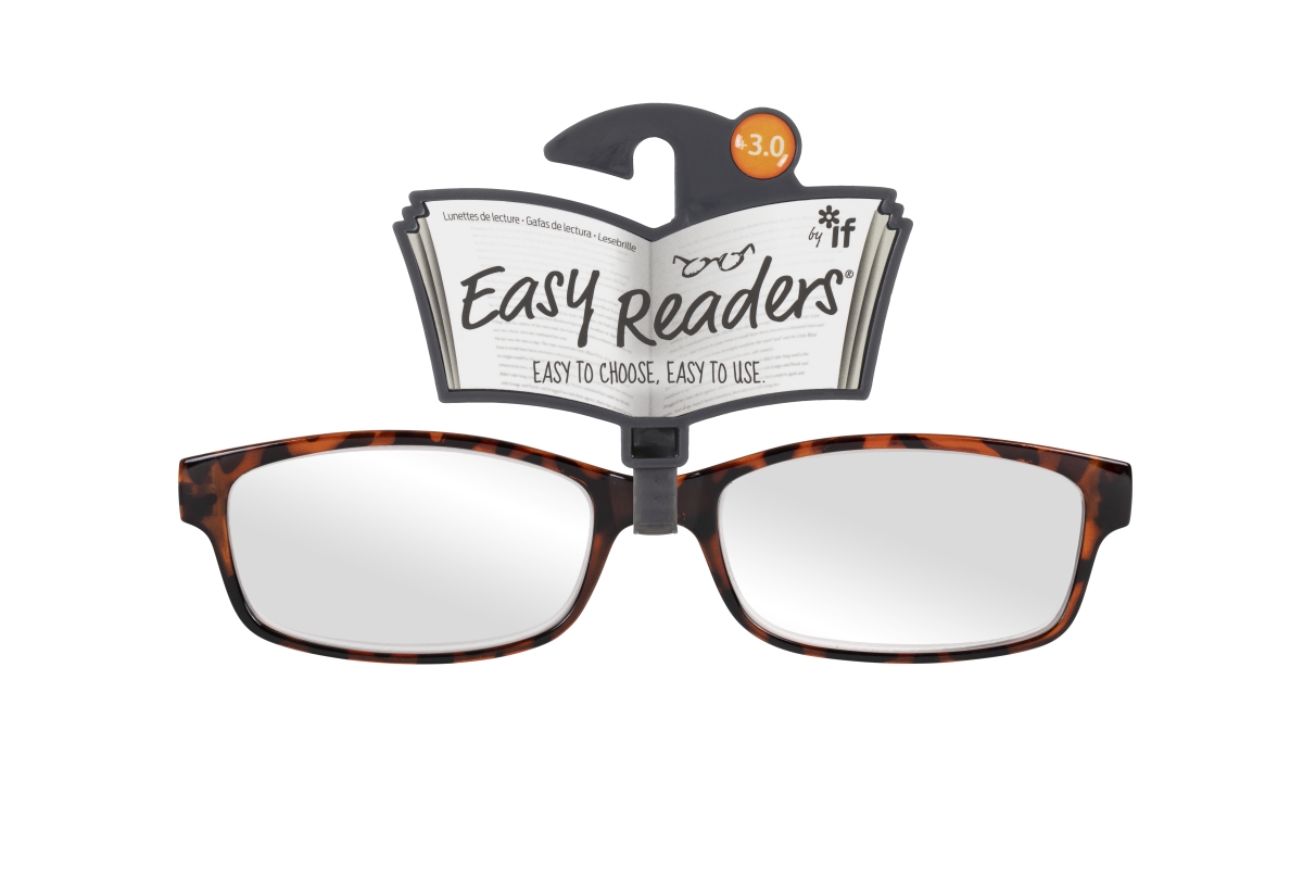Picture of If USA 47917 Easy Readers Classic Tortoiseshell Glasses, Plus - 3.0