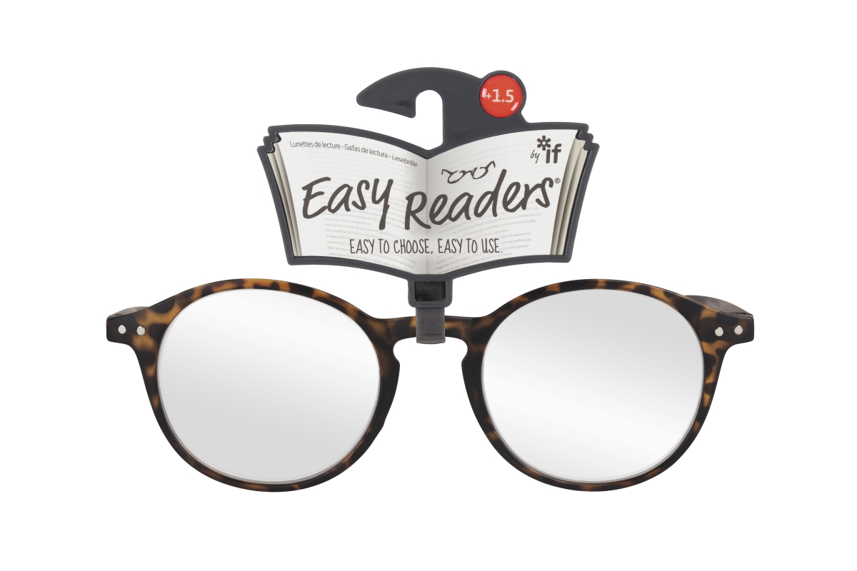 Picture of If USA 47921 Easy Readers Round Tortoiseshell Glasses, Plus 1.5