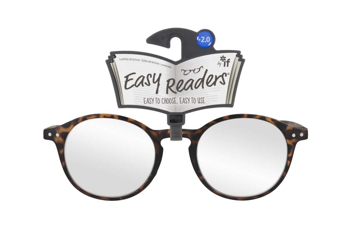 Picture of If USA 47922 Easy Readers Round Tortoiseshell Glasses, Plus 2.0