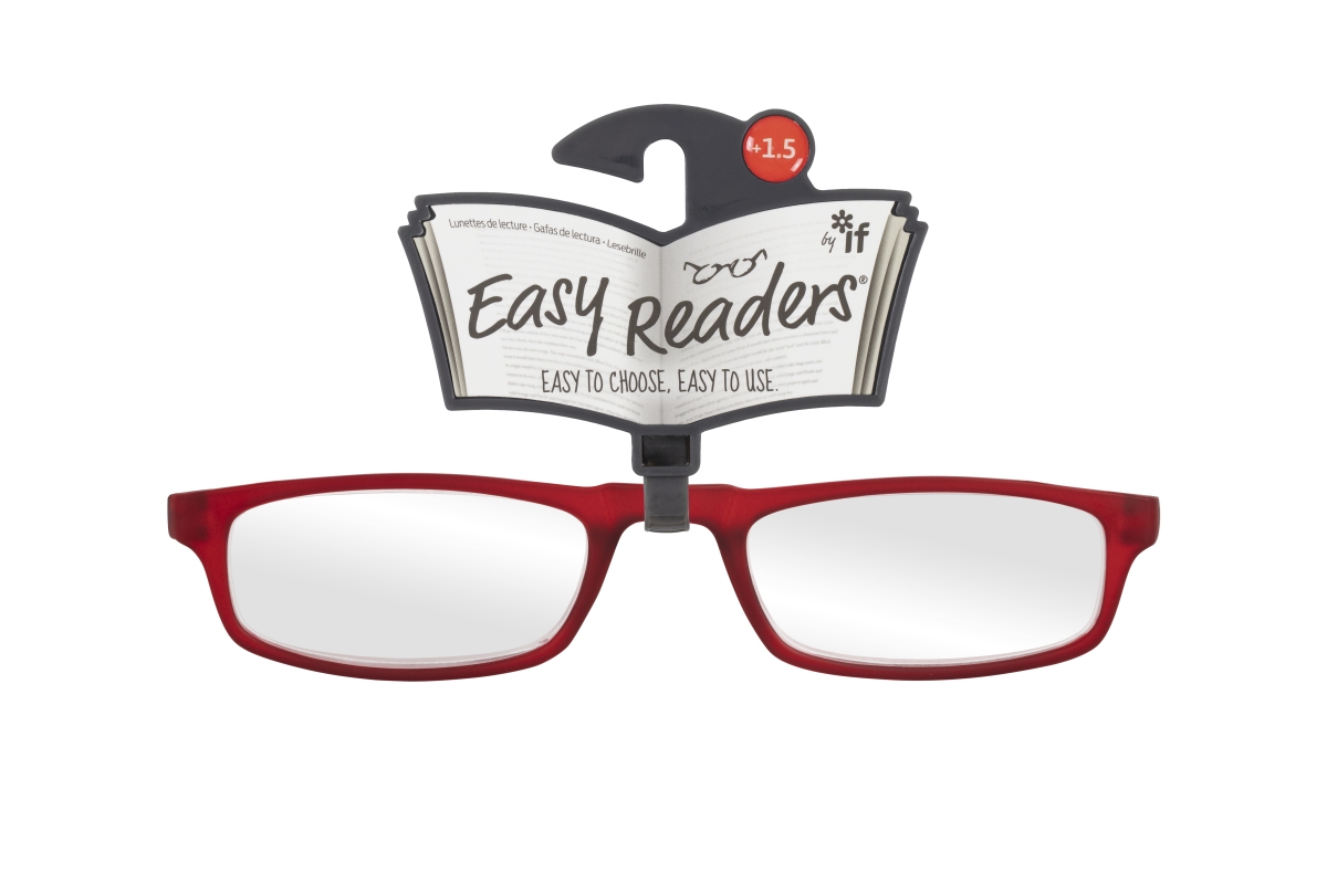 Picture of If USA 47924 Easy Readers Over The Top Glasses, Red - Plus 1.5