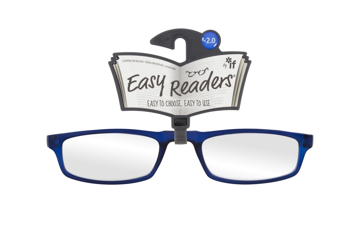 Picture of If USA 47928 Easy Readers Over The Top Glasses, Blue - Plus 2.0
