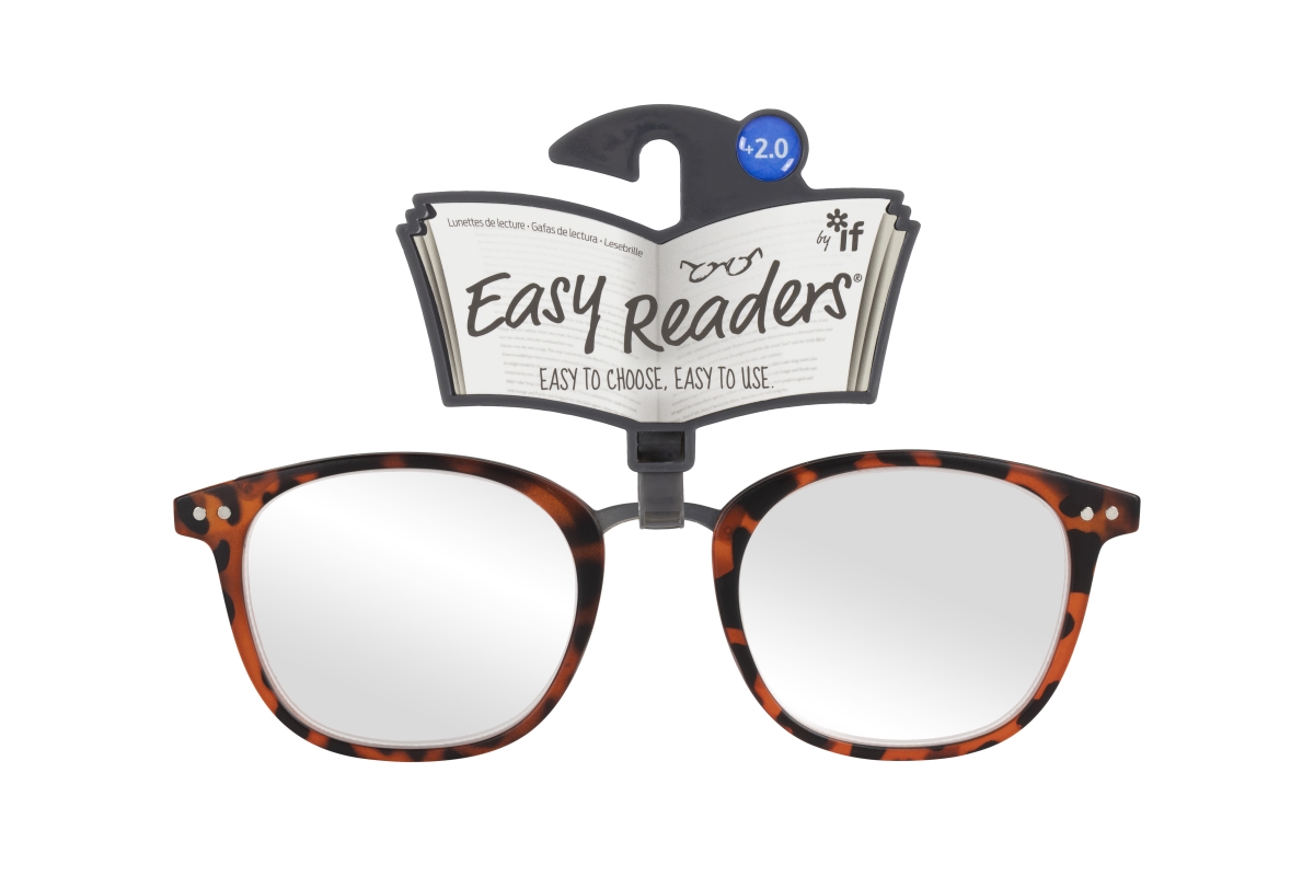 Picture of If USA 47931 Easy Readers Metal Bridge Tortoiseshell Glasses, Plus 2.0