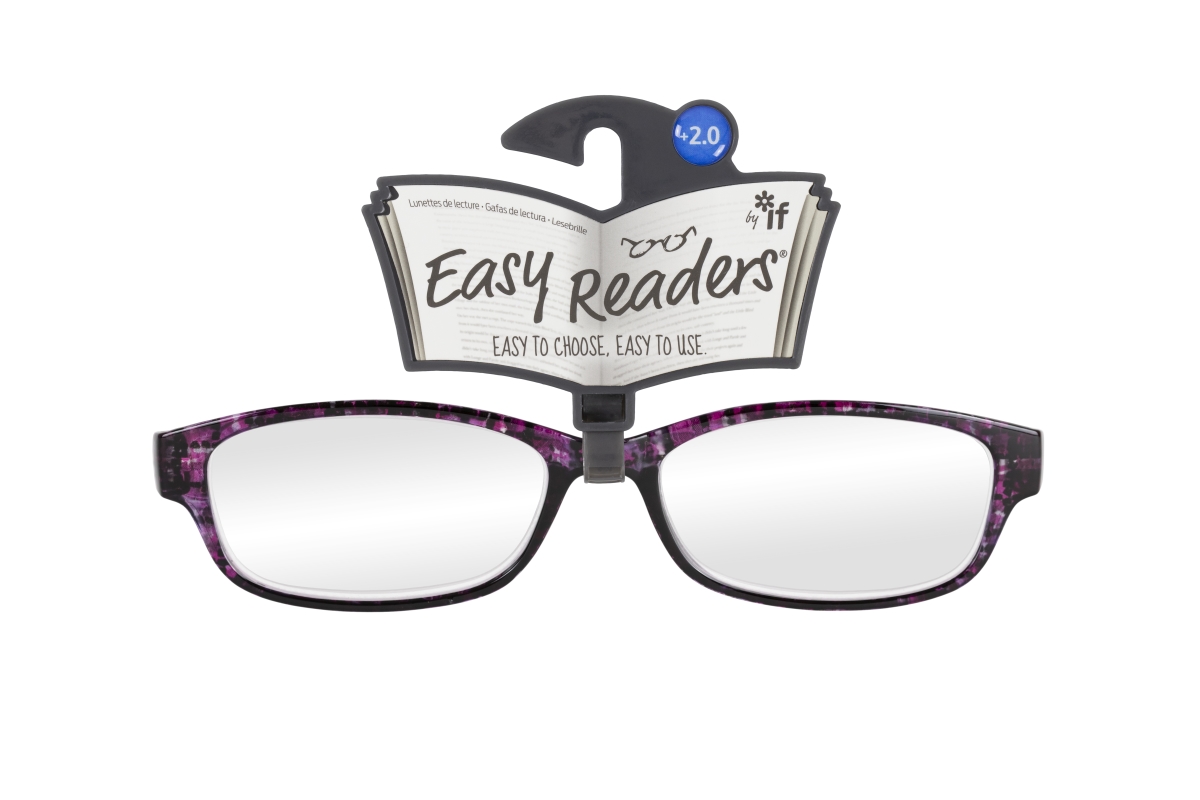 Picture of If USA 47937 Easy Readers Classic Glasses, Purple - Plus 2.0