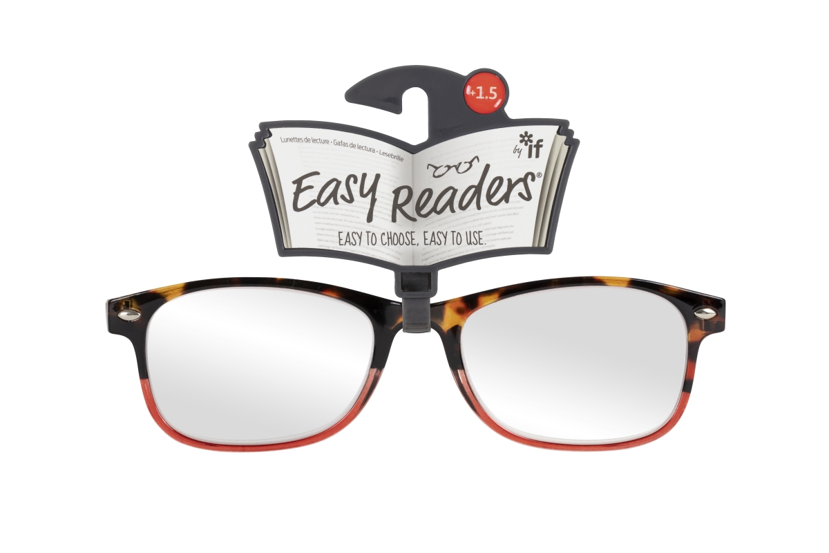 Picture of If USA 47940 Easy Readers Duo Glasses&#44; Tortoiseshell & Red - Plus 1.5