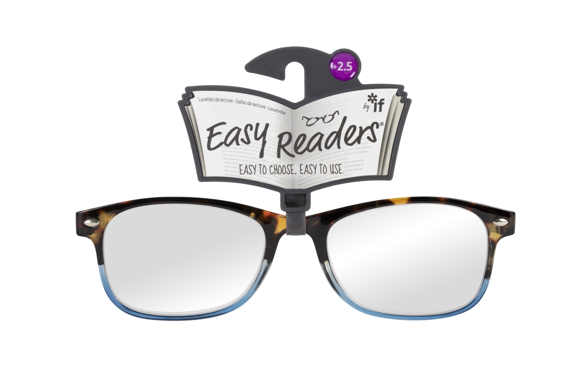 Picture of If USA 47945 Easy Readers Duo Glasses&#44; Tortoiseshell & Blue - Plus 2.5