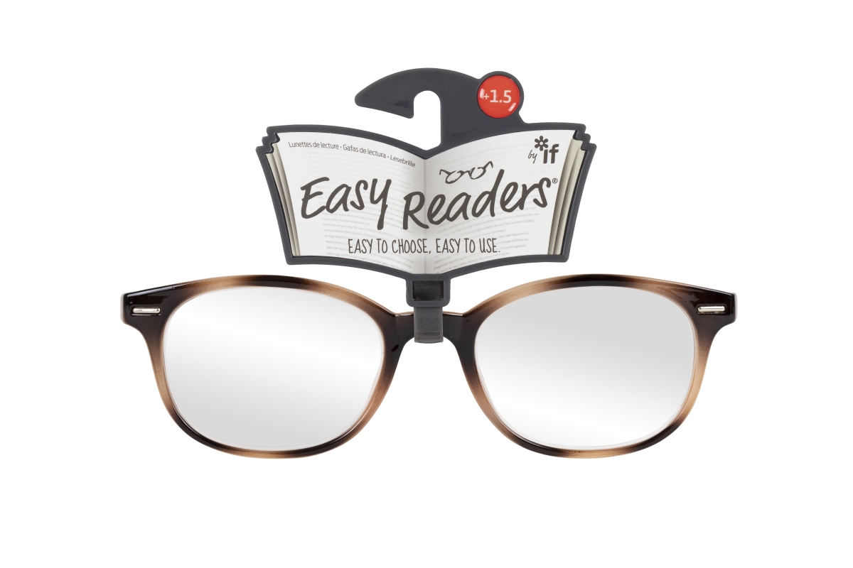 Picture of If USA 47946 Easy Readers Round Glasses&#44; Beige & Brown - Plus 1.5