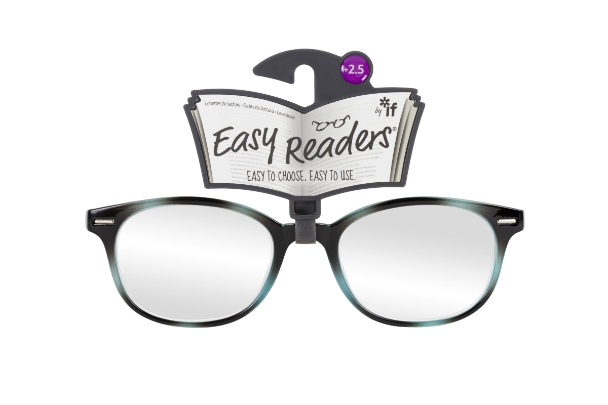Picture of If USA 47951 Easy Readers Round Glasses&#44; Blue & Black - Plus 2.5
