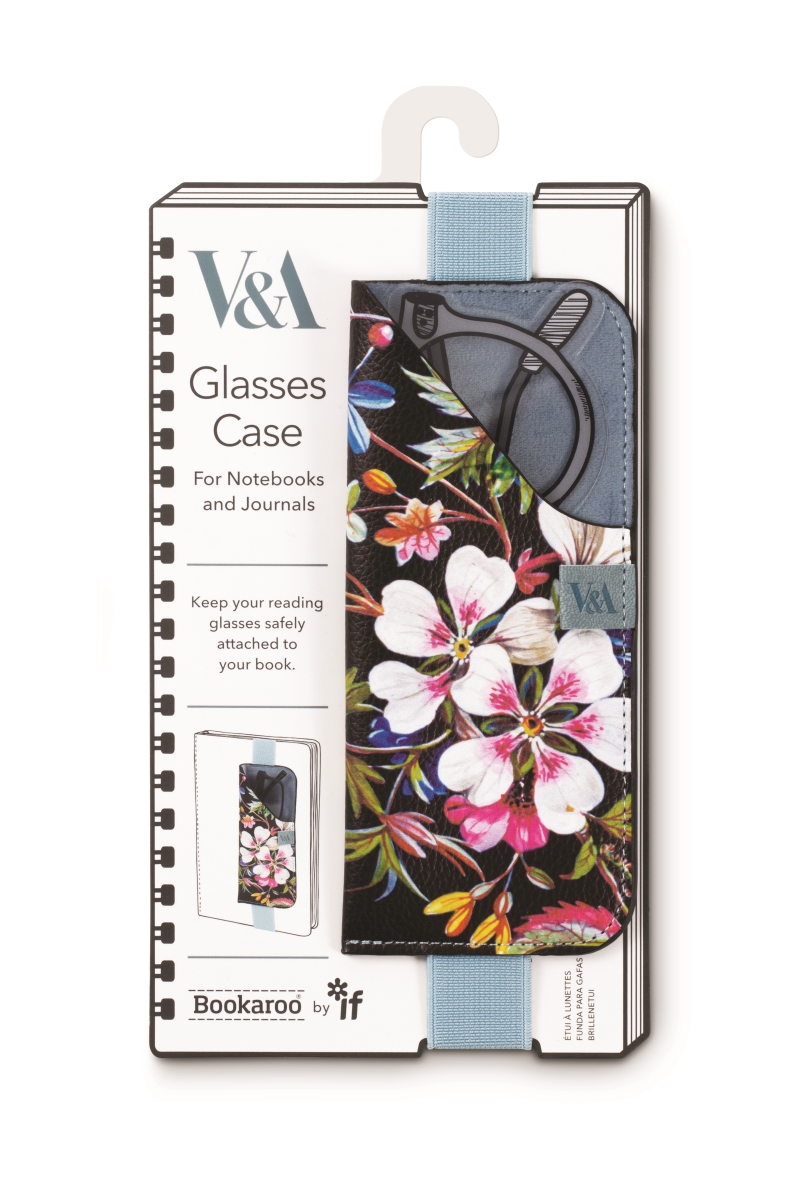 Picture of If USA 49402 V & A Bookaroo Kilburn Glasses Case&#44; Black Floral