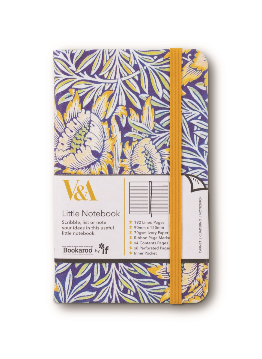 49601 V & A Bookaroo Morris Little Notebook, Tulip & Willow