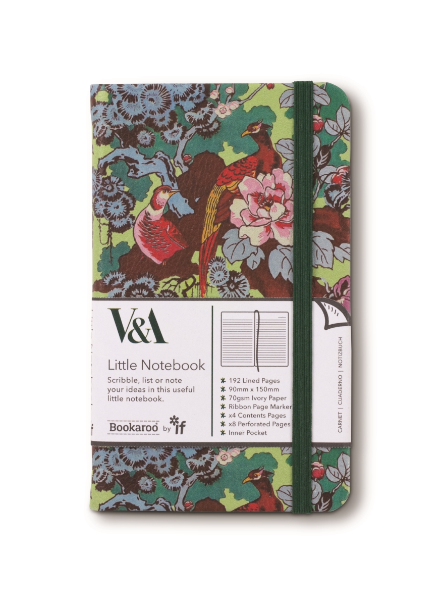 49603 V & A Bookaroo Sundour Little Notebook, Pheasant