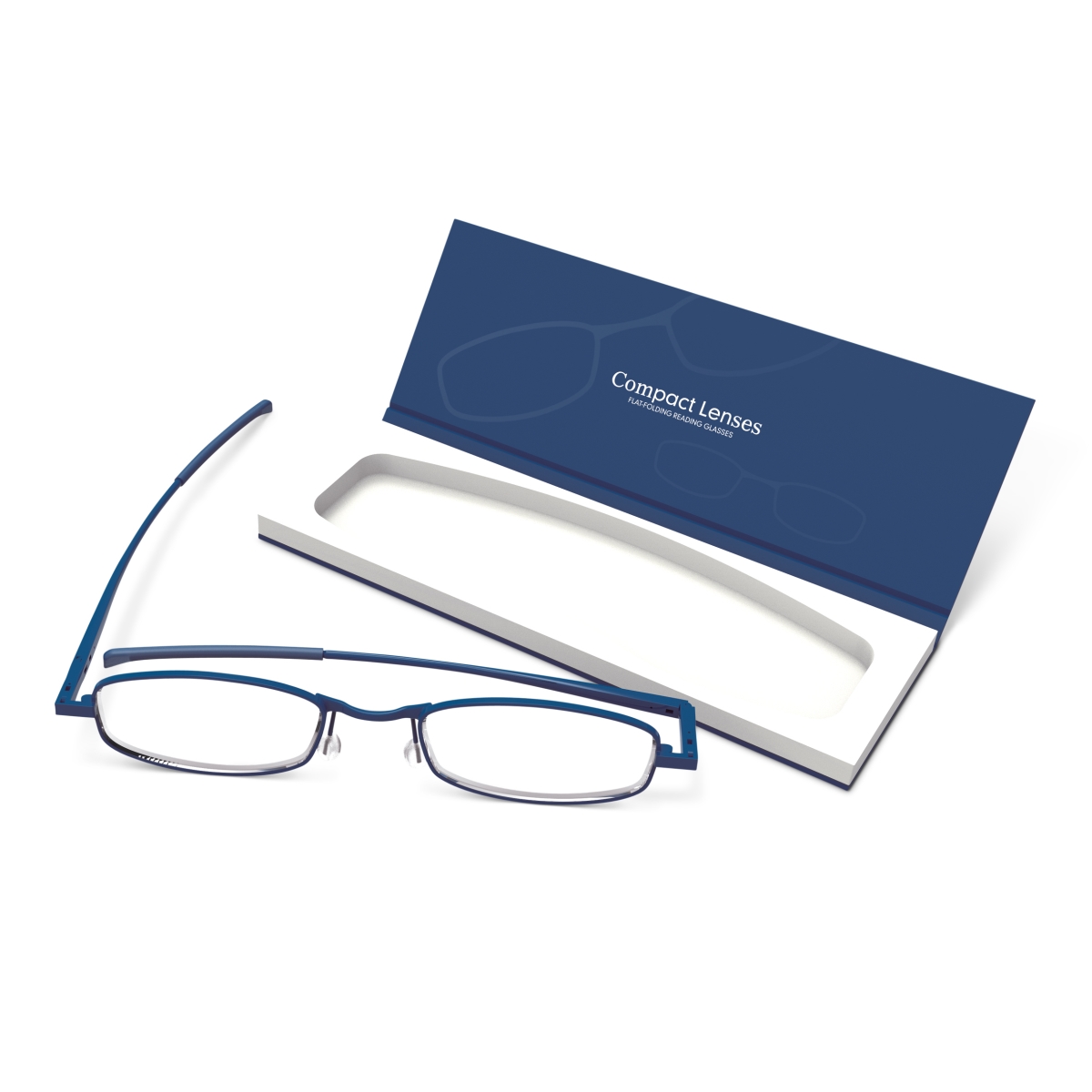 Picture of If USA 91741 Compact Lens Flat Folding Reading Glasses, Twilight - Plus 1.0