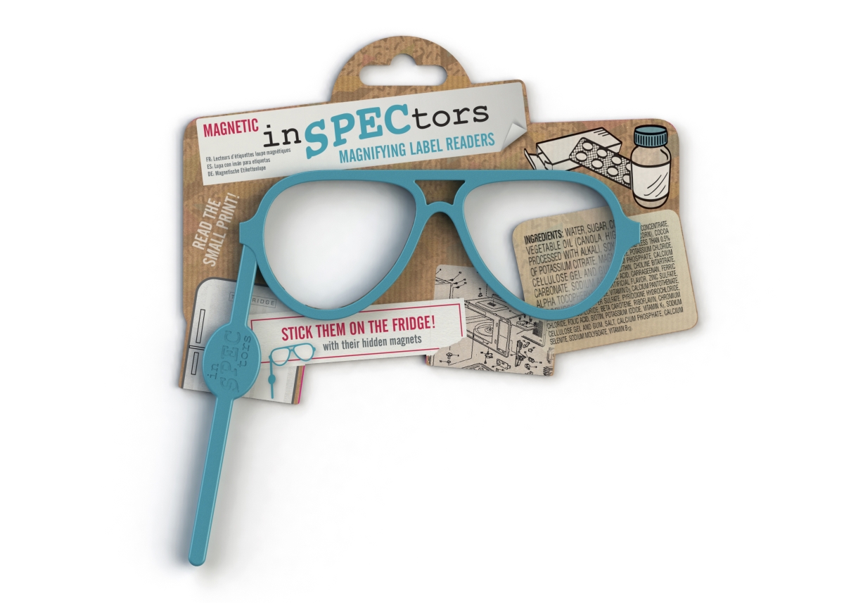 Picture of If USA 91903 Inspectors Magnetic Label Readers Magnifying Glasses&#44; Blue Pair