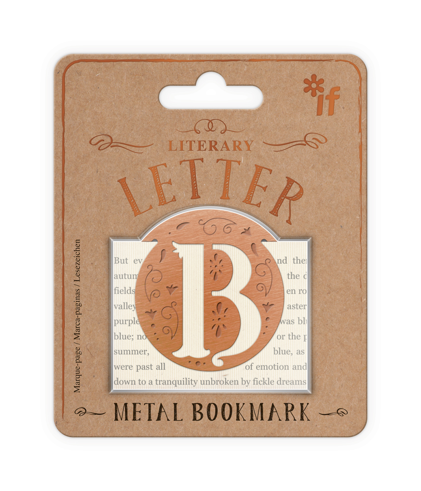 Literary Letters Bookmark, Letter B