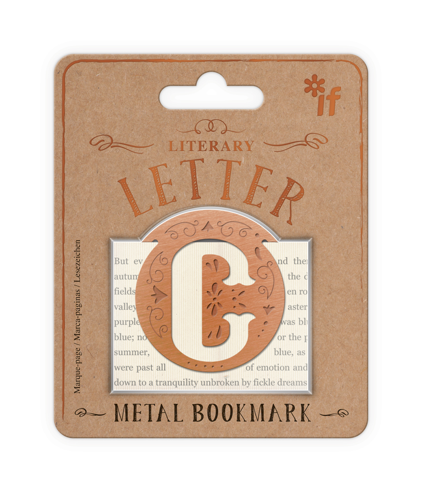 Literary Letters Bookmark, Letter C