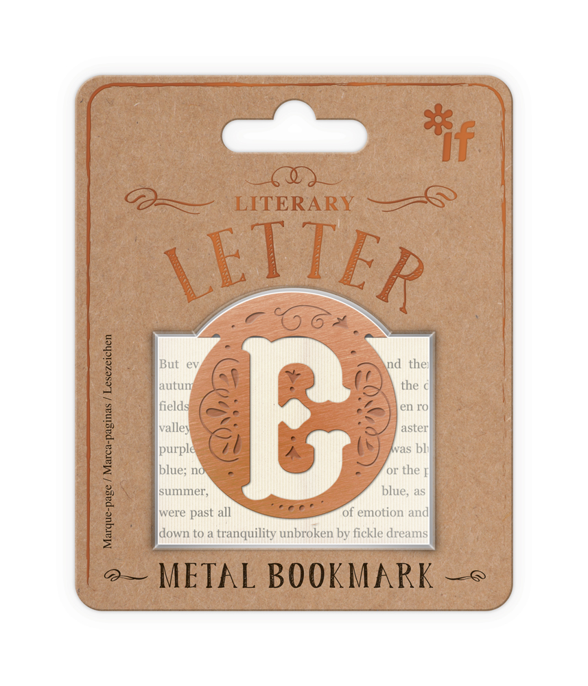 98305 Literary Letters Bookmark, Letter E
