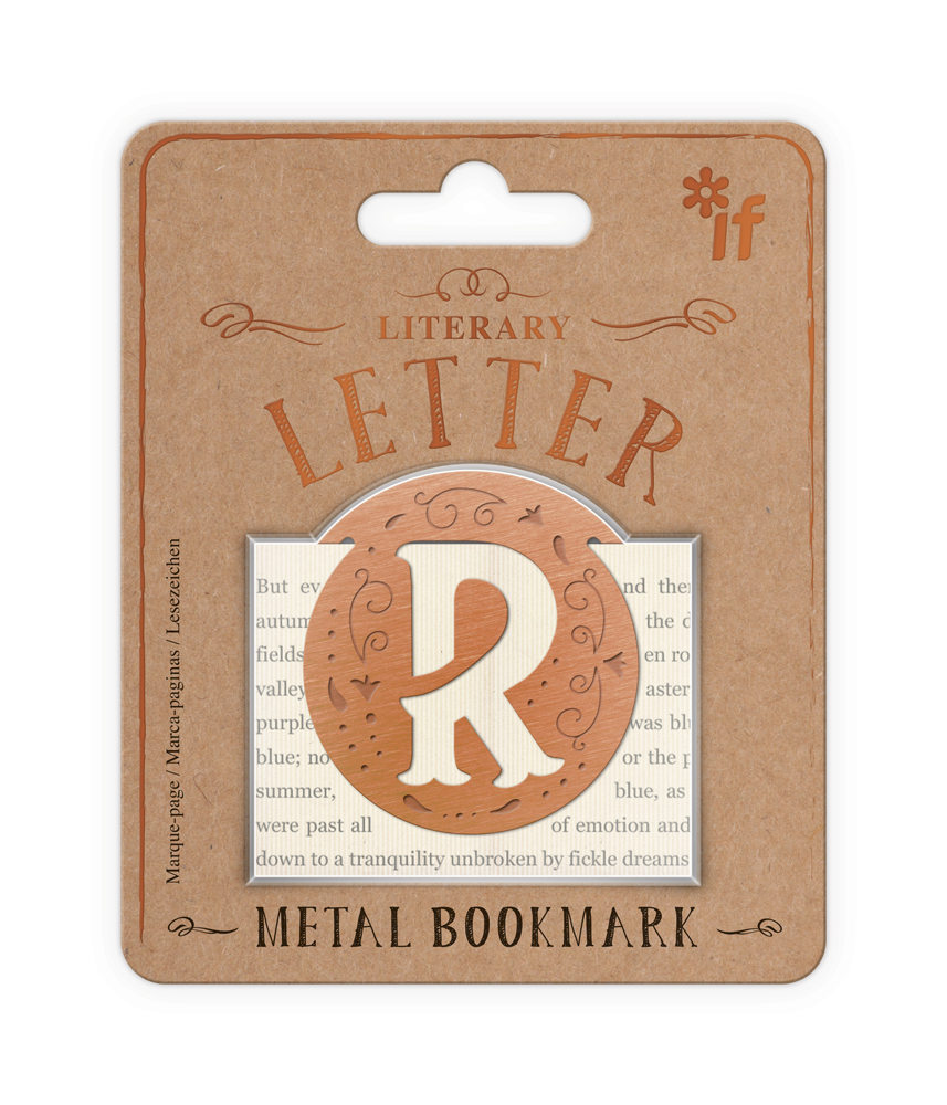 Literary Letters Bookmark, Letter R