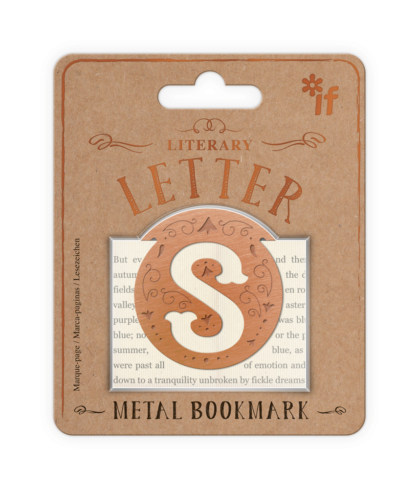 Literary Letters Bookmark, Letter S