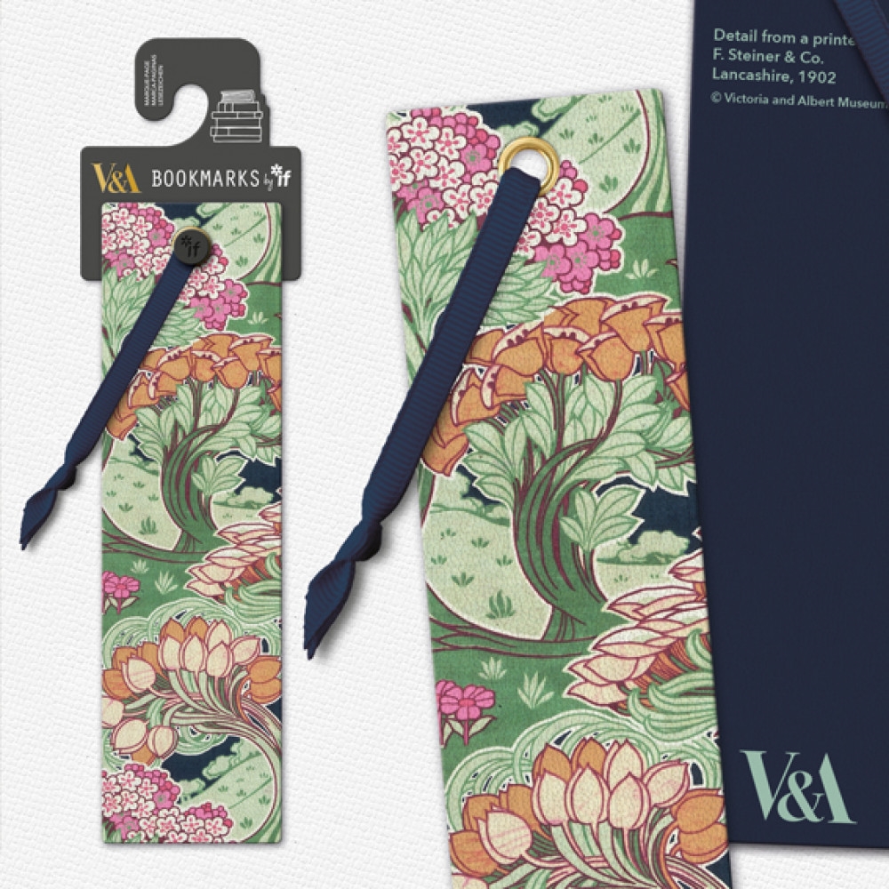V&A Collection Bookmark Art Nouveau Trees