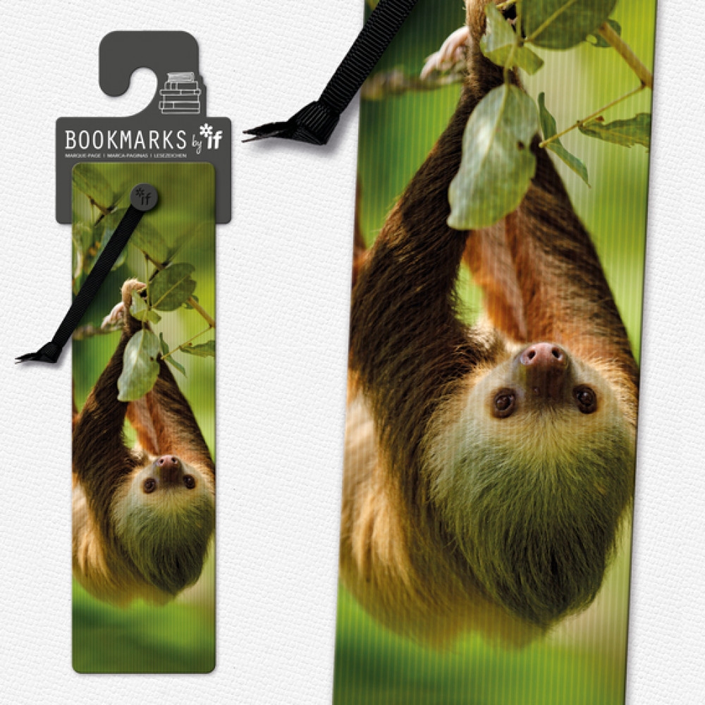 15412 3D Collection Bookmark Two-Toed Sloth