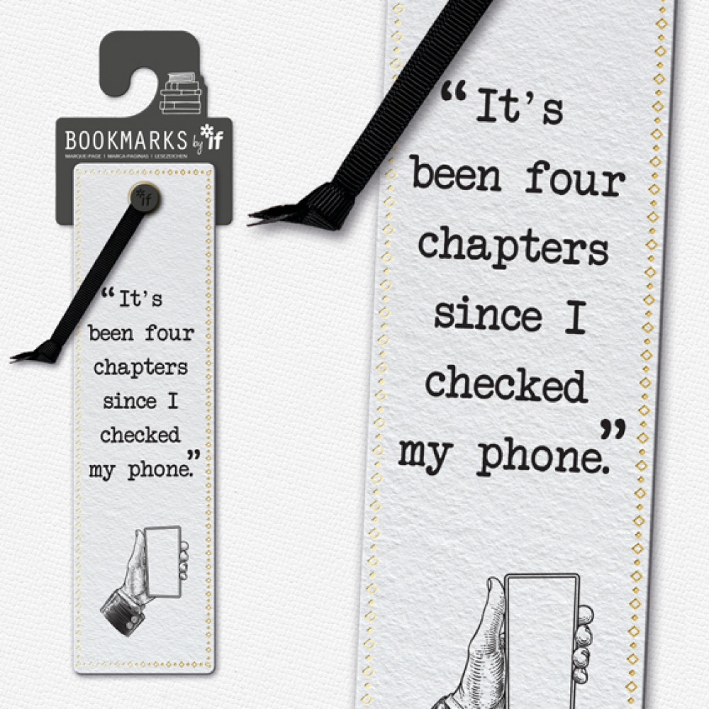 Literary Collection Bookmark Checked My Phone
