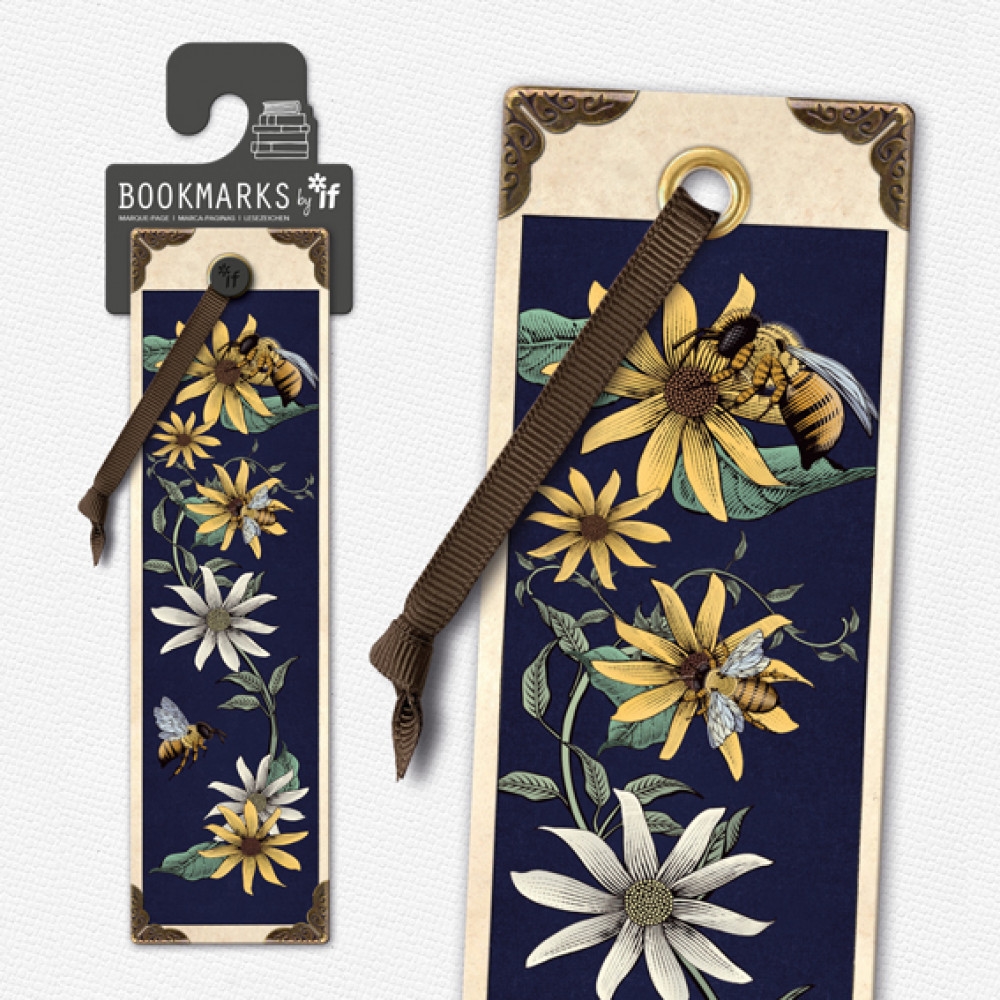 15802 Vintage Collection Bookmark Bees & Flowers