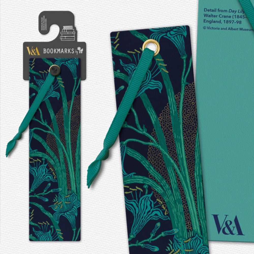 V&A Collection Bookmark Crane Day Lily
